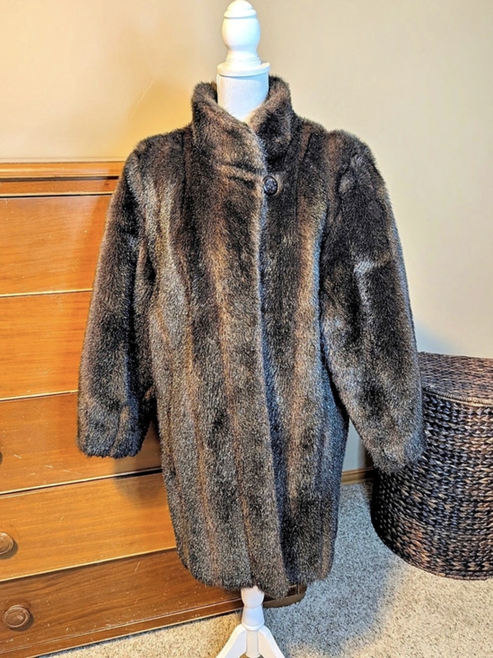 Hilmoor New York Vintage Fur Coat Size Large
